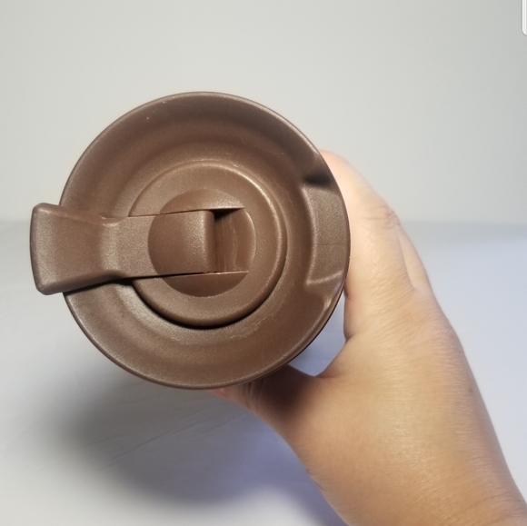 STARBUCKS 2010 INSULATED COFFEE TUMBLER BURLAP - Picture 6 of 8